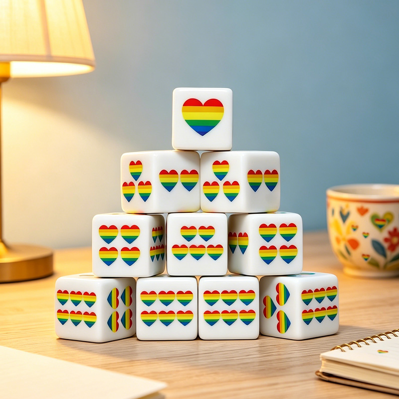 CANDYPIXEL 12Pcs Rainbow Heart - огляд і ціна Board Game Live