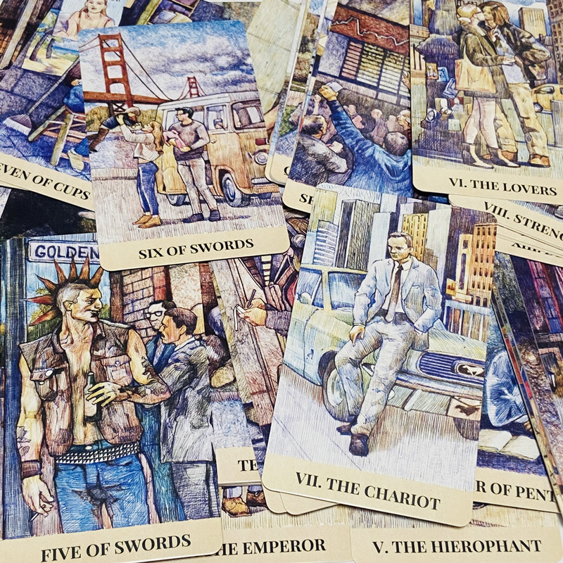 City Labyrinth Tarot Cards 78  - огляд і ціна Board Game Live