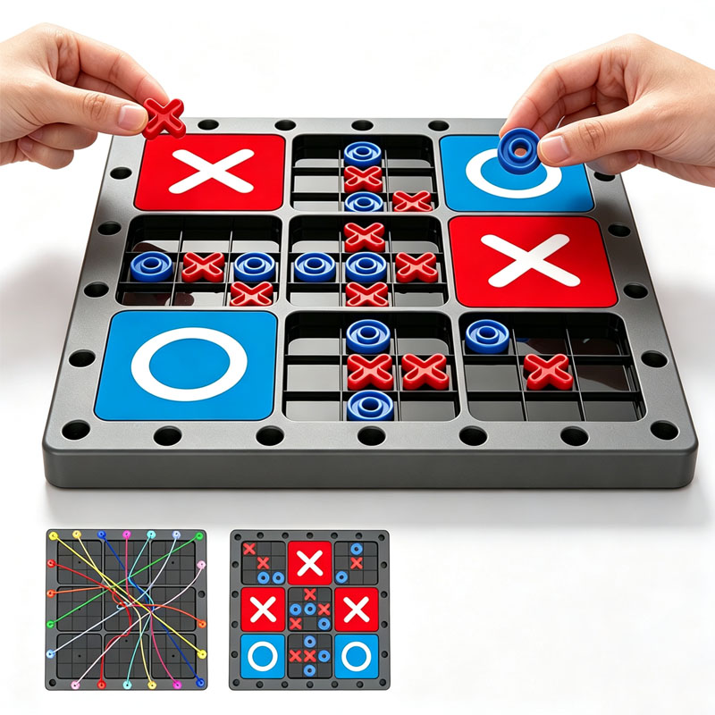 NEW 2 In1 Tic Tac Toe Board Ga - огляд і ціна Strategy Board Game