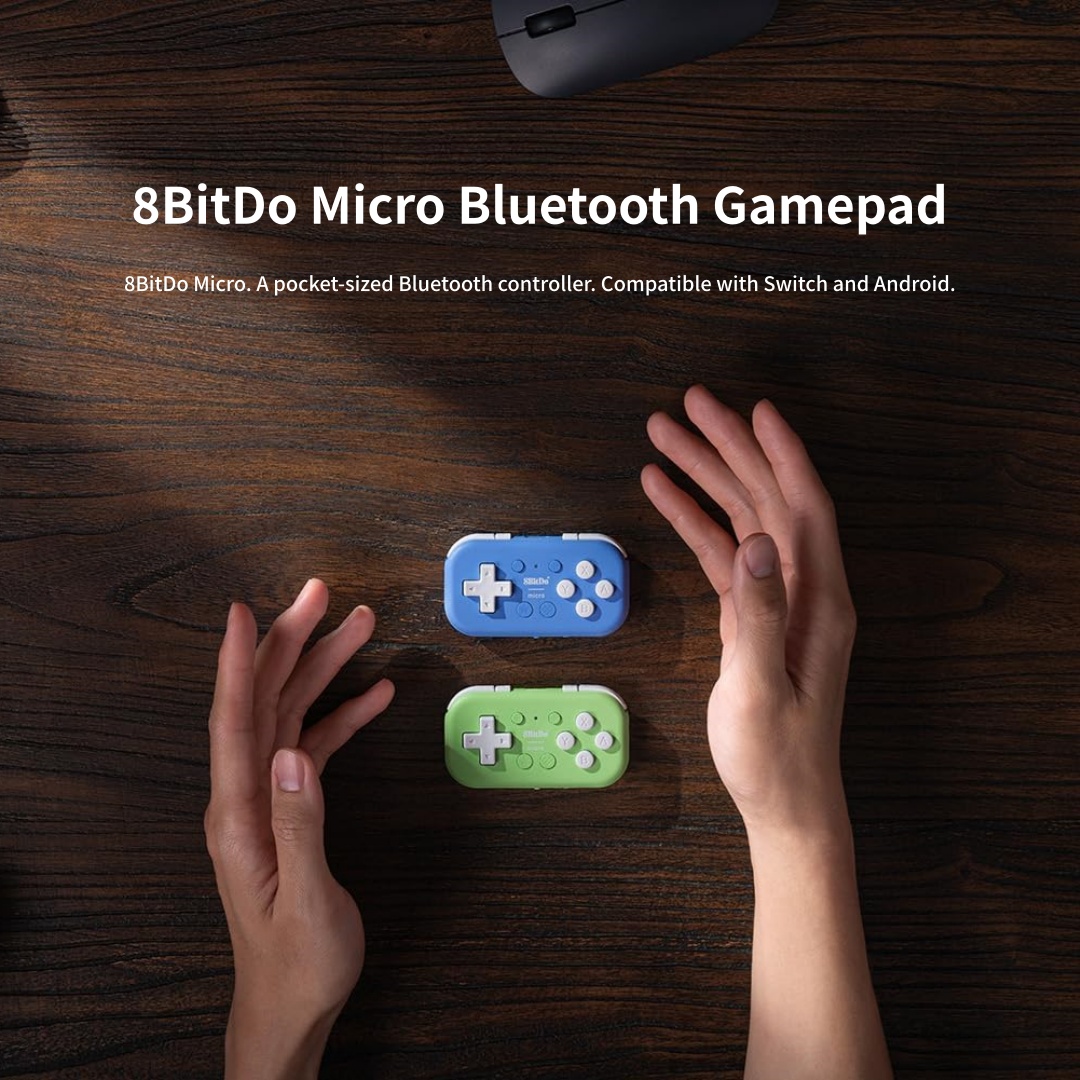 8BitDo Micro Bluetooth Gamepad - огляд і ціна Board Game Android