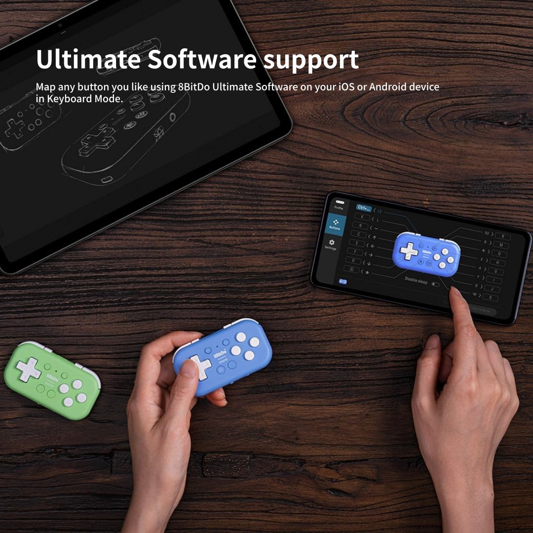 8BitDo Micro Bluetooth Gamepad - огляд і ціна Board Game Android