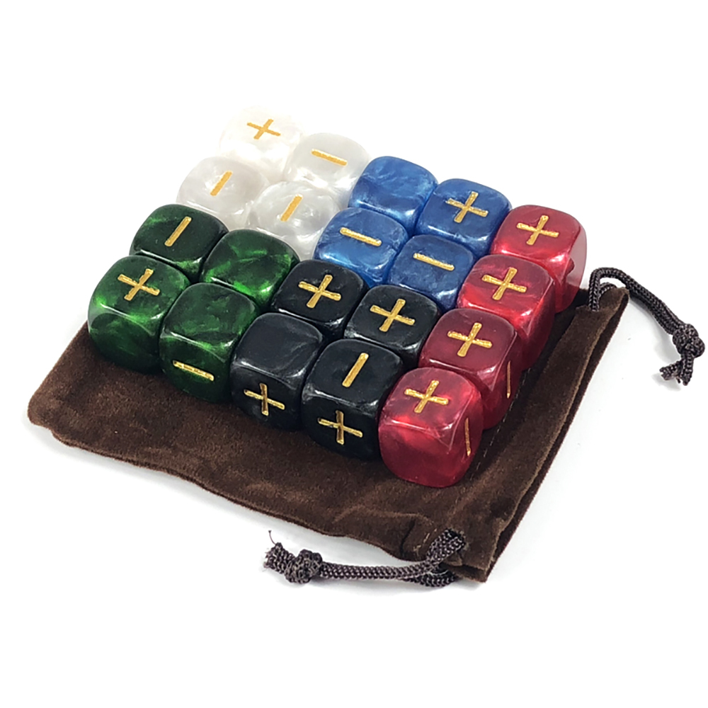 Fate Dice with Bag 20pcs for B - огляд і ціна Board Game Live