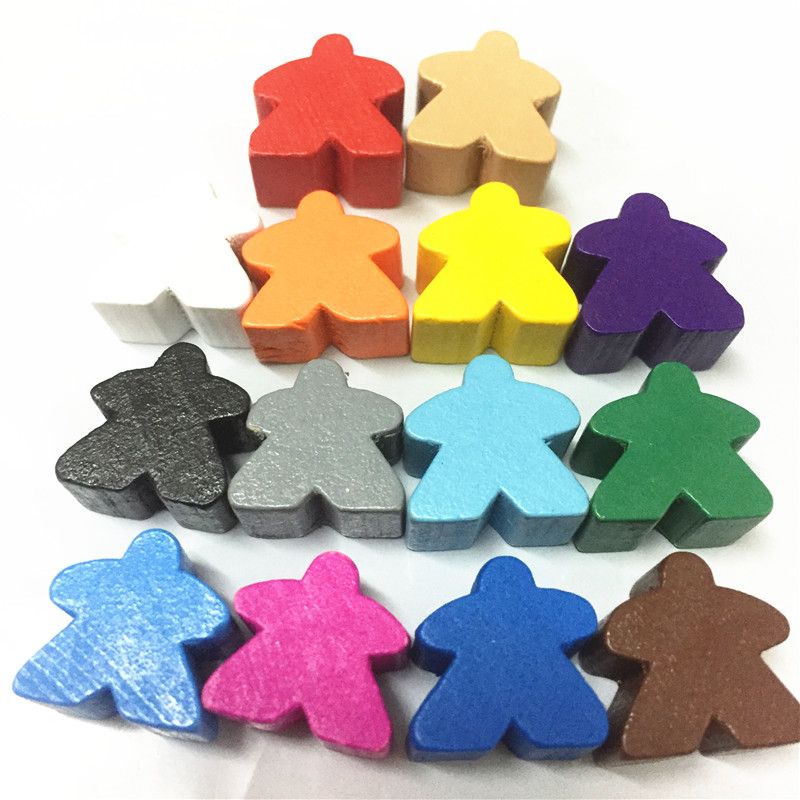 14PCS Wooden Humanoid Meeples  - огляд і ціна Board Game Catan