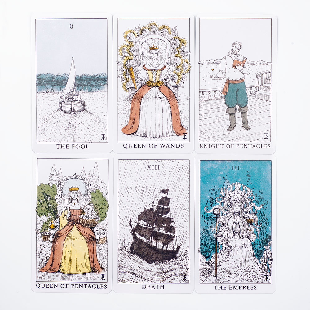 Ocean Themed Tempest Tarot  De - огляд і ціна Board Game Of Life